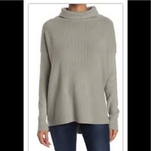 NWT devotion by Cyrus Cowlneck tunic putty gray